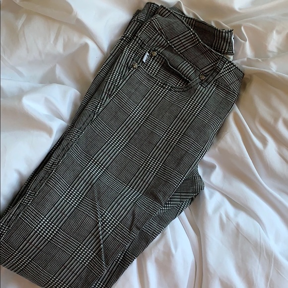 Tripp nyc Pants - Tripp NYC black and white plaid skinny pants.